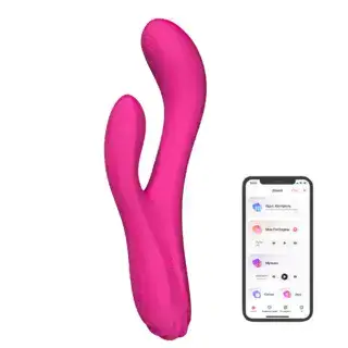 Вибратор-кролик с осцилляцией и нагревом Lovense Osci 3, розовый