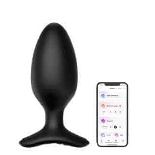 Анальная вибропробка Lovense Hush 2 M, черная Анальная вибропробка Lovense Hush 2 M, черная