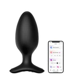 Анальная вибропробка Lovense Hush 2 M, черная Анальная вибропробка Lovense Hush 2 M, черная