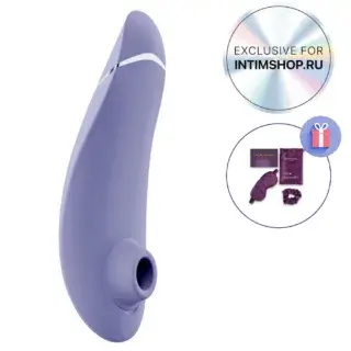 Вакуумный стимулятор клитора Womanizer Premium 2 Exclusive for Intimshop.ru, сиреневый