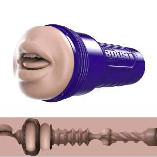Мастурбатор-ротик Fleshlight Boost Blow, синий