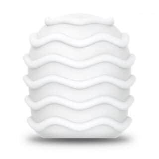 Насадка для вибромассажера Le Wand Spiral текстурированная, белая