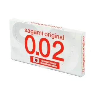Полиуретановые презервативы Sagami Original 0.02, 2 шт