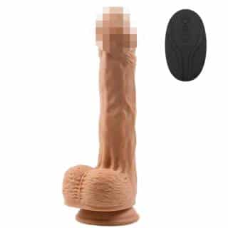 Танцующий фаллоимитатор с вибрацией и пультом ДУ Hot Planet Dancer 22.8 см, телесный Танцующий фаллоимитатор с вибрацией и пультом ДУ Hot Planet Dancer 22.8 см, телесный