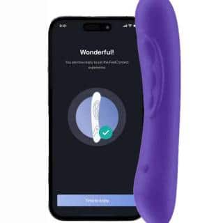 Вибратор для секса на расстоянии Kiiroo Pearl 3, фиолетовый