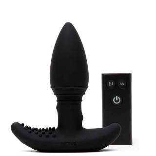 Анальная вибропробка с риммингом Nexus B Stroker и пультом ДУ, черная Анальная вибропробка с риммингом Nexus B Stroker и пультом ДУ, черная