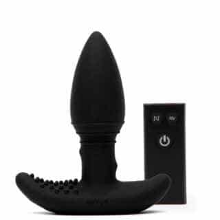 Анальная вибропробка с риммингом Nexus B Stroker и пультом ДУ, черная Анальная вибропробка с риммингом Nexus B Stroker и пультом ДУ, черная