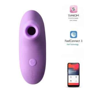 Вакуумный стимулятор клитора Svakom Pulse Lite Neo, фиолетовый