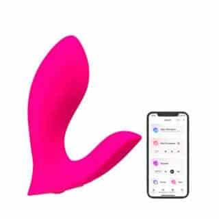 Вибратор для ношения Lovense Flexer с двойной стимуляцией точки G и клитора, розовый Вибратор для ношения Lovense Flexer с двойной стимуляцией точки G и клитора, розовый