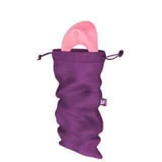 Мешочек Satisfyer Treasure Bag для хранения секс-игрушек M, фиолетовый Мешочек Satisfyer Treasure Bag для хранения секс-игрушек M, фиолетовый