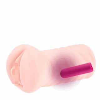 Мастурбатор-вагина с вибрацией Kokos Three Sisters Nymph Auto, телесный Мастурбатор-вагина с вибрацией Kokos Three Sisters Nymph Auto, телесный