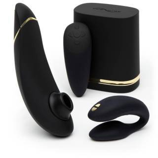 Набор Golden Moments We-Vibe Chorus + Womanizer Premium 2, черный Набор Golden Moments We-Vibe Chorus + Womanizer Premium 2, черный