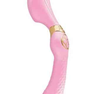 Двухсторонний вибромассажер Shunga Zoa, розовый