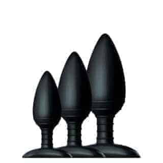 Набор анальных пробок Nexus Trio Set, черный Набор анальных пробок Nexus Trio Set, черный
