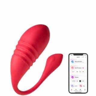 Фрикционное виброяйцо Lovense Vulse, красное Фрикционное виброяйцо Lovense Vulse, красное