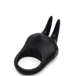 Виброкольцо с клиторальным стимулятором Fifty Shades of Grey Sensation, черное