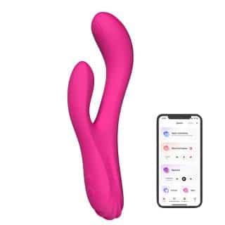 Вибратор-кролик с осцилляцией и нагревом Lovense Osci 3, розовый Вибратор-кролик с осцилляцией и нагревом Lovense Osci 3, розовый