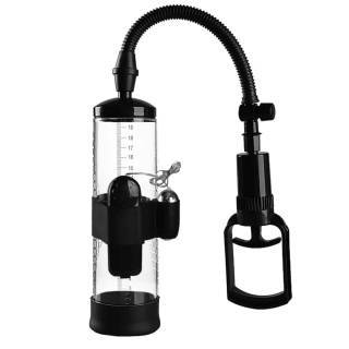 Вакуумная помпа с виброэлементом Penis Pump, бесцветная Вакуумная помпа с виброэлементом Penis Pump, бесцветная