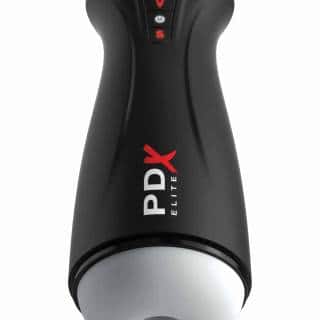 Мастурбатор в колбе с вибрацией PipeDream PDX Elite Fap-Gasm, белый, черный Мастурбатор в колбе с вибрацией PipeDream PDX Elite Fap-Gasm, белый, черный