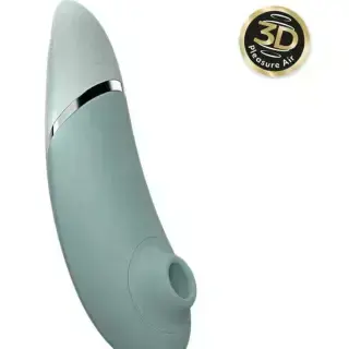 Вакуумный стимулятор клитора Womanizer Next, серо-зеленый