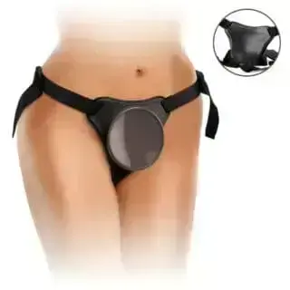 Трусы для страпона с системой для присоски Pipedream King Cock Elite Comfy Body Dock OS, черный