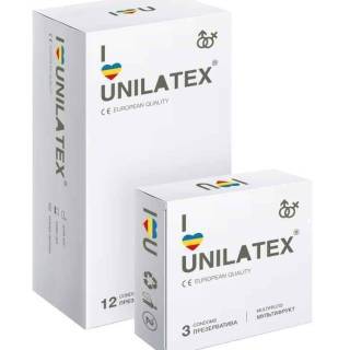 Презервативы ароматизированные Unilatex мультифрукт, 12 шт + 3 шт в подарок
