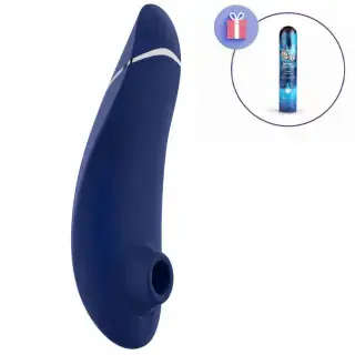Вакуумный стимулятор клитора Womanizer Premium 2, синий