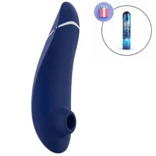 Вакуумный стимулятор клитора Womanizer Premium 2, синий
