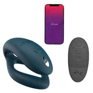 Вибромассажер для пар We-Vibe Sync O с пультом ДУ, зеленый Вибромассажер для пар We-Vibe Sync O с пультом ДУ, зеленый