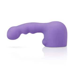 Насадка для мини-вибромассажера Le Wand Petite Ripple утяжеленная, фиолетовая