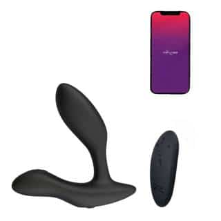 Вибромассажер простаты We-Vibe Vector+ с пультом ДУ, черный Вибромассажер простаты We-Vibe Vector+ с пультом ДУ, черный