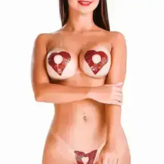 Съедобные наклейки для тела HotFlowers Шоколад, коричневые