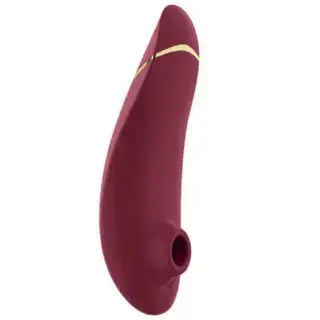 Вакуумный стимулятор клитора Womanizer Premium 2, бордовый