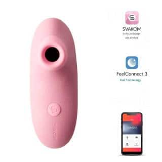 Вакуумный стимулятор клитора Svakom Pulse Lite Neo, розовый
