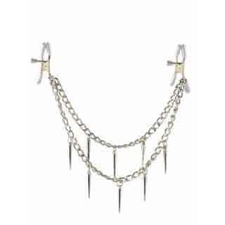 Зажимы для сосков PipeDream Rock Hard Nipple Clamps, серебристые