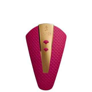 Клиторальный вибратор Shunga Obi, малиновый