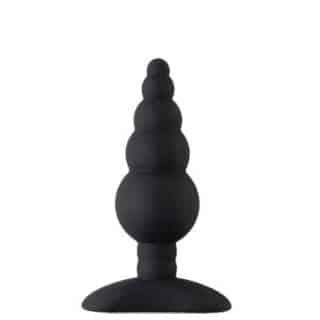 Анальная пробка Hot Planet Unicorn Playful, черная