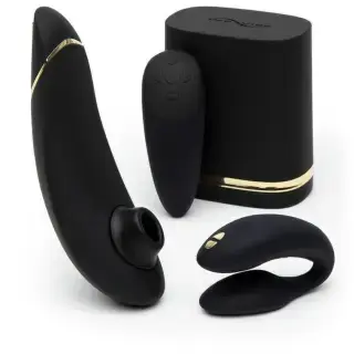 Набор Golden Moments We-Vibe Chorus + Womanizer Premium 2, черный. Нет в наличии Набор Golden Moments We-Vibe Chorus + Womanizer Premium 2, черный