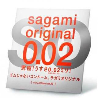 Полиуретановый презерватив Sagami Original 0.02, 1 шт