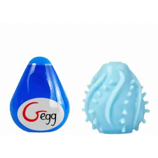 Мастурбатор Gvibe Gegg, голубой. Нет в наличии Мастурбатор Gvibe Gegg, голубой