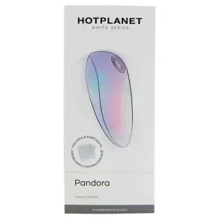 Таппинг-стимулятор Hot Planet Pandora с насадкой для вакуумной стимуляции, белый
