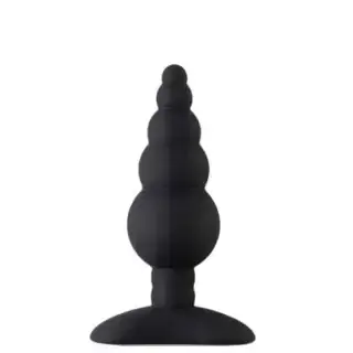 Анальная пробка Hot Planet Unicorn Playful, черная