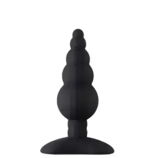 Анальная пробка Hot Planet Unicorn Playful, черная