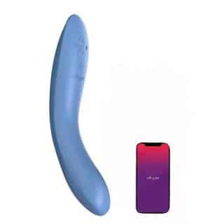 Вибратор для точки G We-Vibe Rave 2 с фиксацией формы, голубой Вибратор для точки G We-Vibe Rave 2 с фиксацией формы, голубой