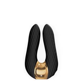 Клиторальный вибростимулятор Shunga Aiko с двойной вибрацией, черный