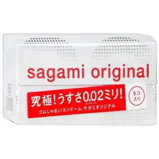 Полиуретановые презервативы Sagami Original 0.02, 6 шт