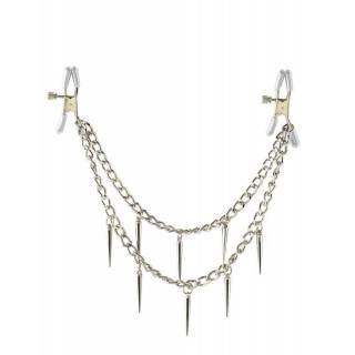 Зажимы для сосков PipeDream Rock Hard Nipple Clamps, серебристые