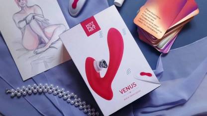 ВАКУУМНО-ВОЛНОВОЙ СТИМУЛЯТОР И ВИБРАТОР ДЛЯ ТОЧКИ G HOT PLANET VENUS