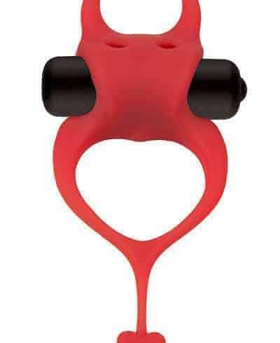 Виброкольцо Adrien Lastic Devol, красное