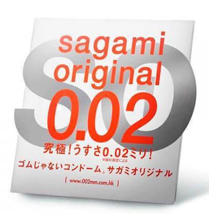 Полиуретановый презерватив Sagami Original 0.02, 1 шт